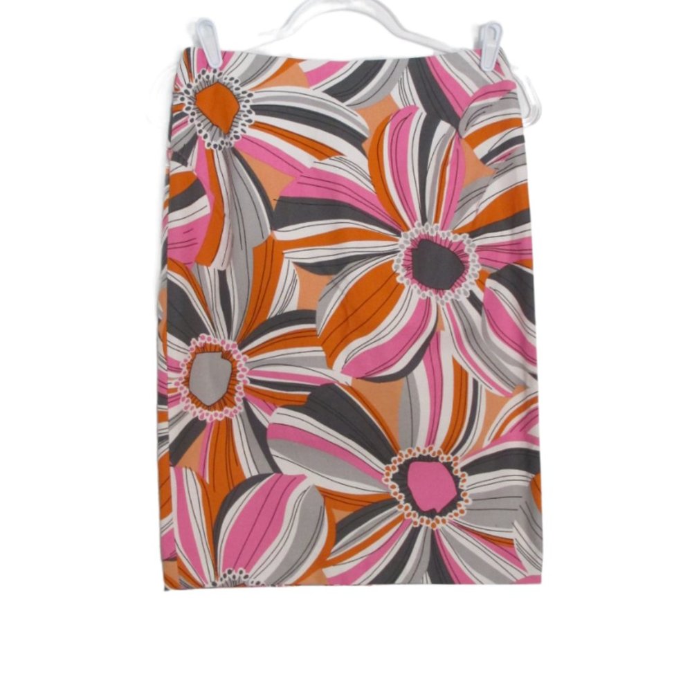 Ideology Pink Orange Floral Pencil Skirt Size 2